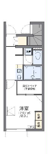 レオパレス泉の間取り