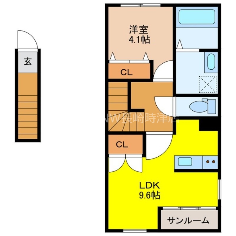 セレッソ　リーオの間取り