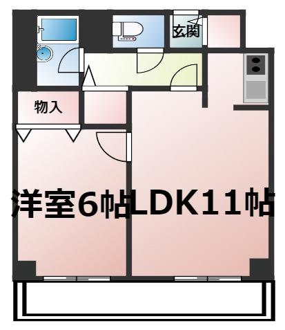 名古屋市千種区春岡のマンションの間取り