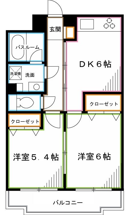 杉並区今川のマンションの間取り