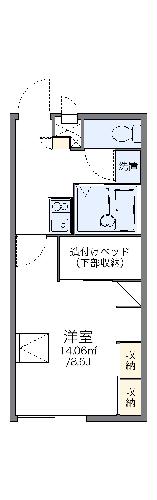 レオパレスコンフォートの間取り