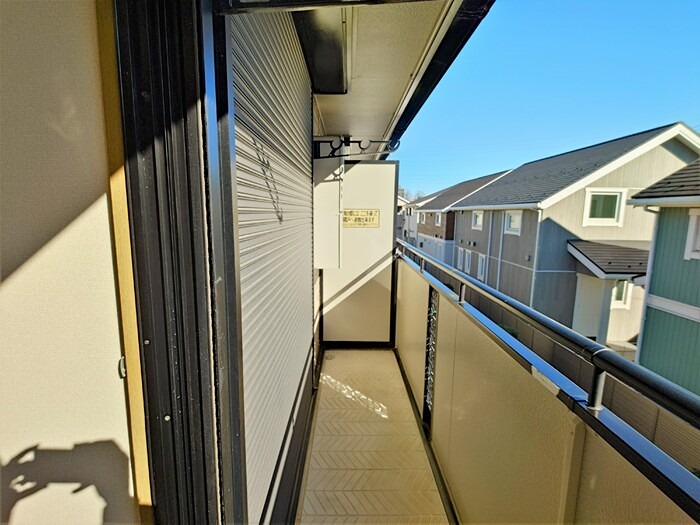 バルコニー　南向きです。