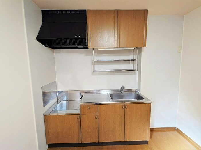 キッチン　２口コンロ設置可。