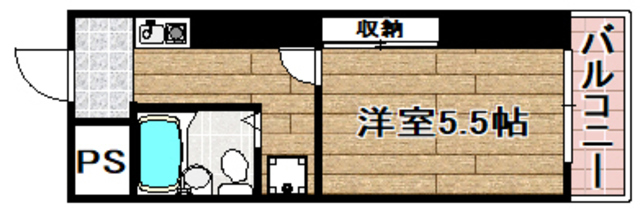 高槻市西町のマンションの間取り