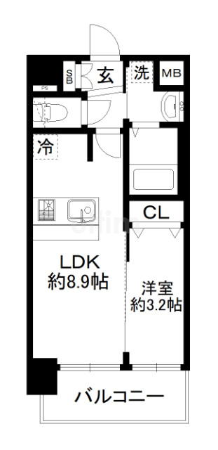 プレサンスTHE KYOTO 粋都の間取り