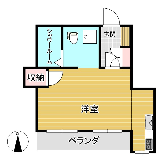 コーポ丸の内の間取り