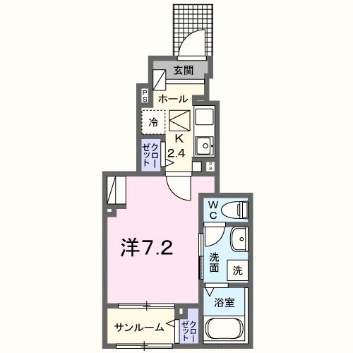 【カーサ　ミナトの間取り】