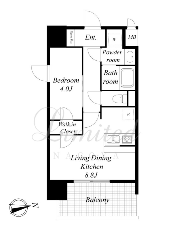 S-RESIDENCE上飯田Northの間取り