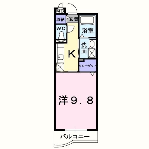 メゾングラシュ　IIIの間取り