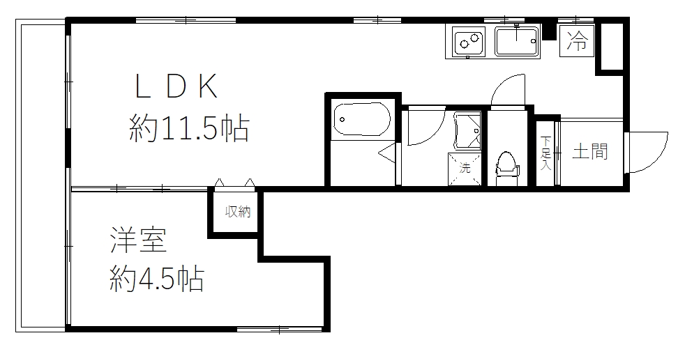 フィーラ南沢の間取り