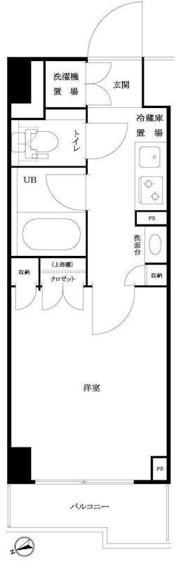 ルーブル仲六郷壱番館の間取り