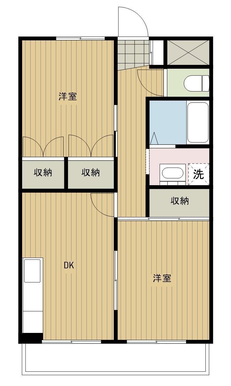 アダムスハイツの間取り