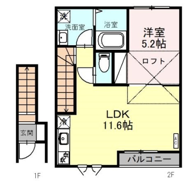 DCR大久保領家の間取り