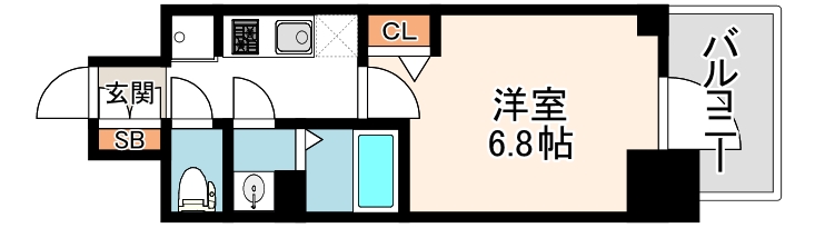 アドバンス大阪ストーリアの間取り