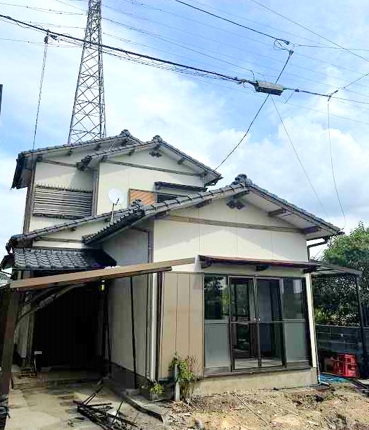 長田町貸家の建物外観