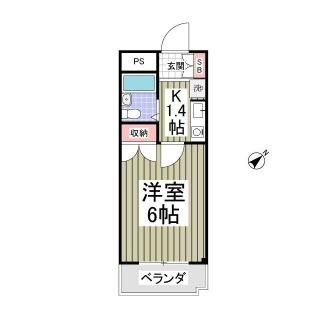 熊谷市曙町のマンションの間取り