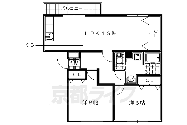 アメニティ興戸の間取り