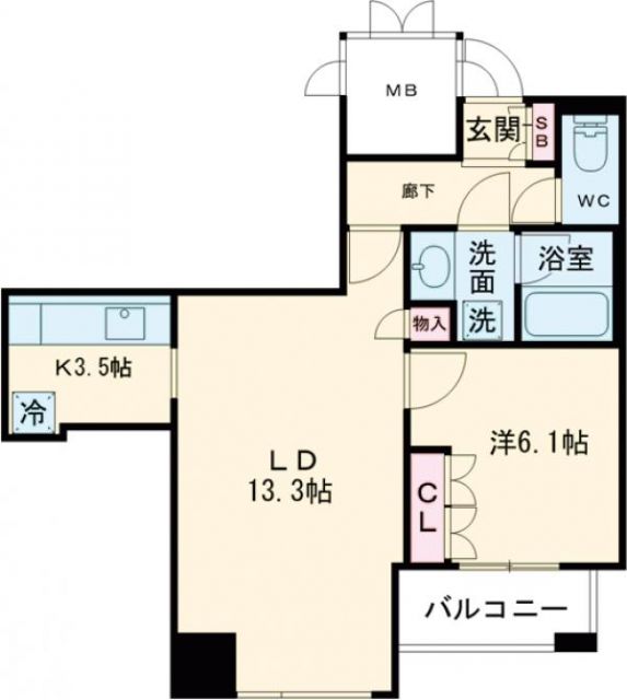 ウエストパークタワー池袋の間取り