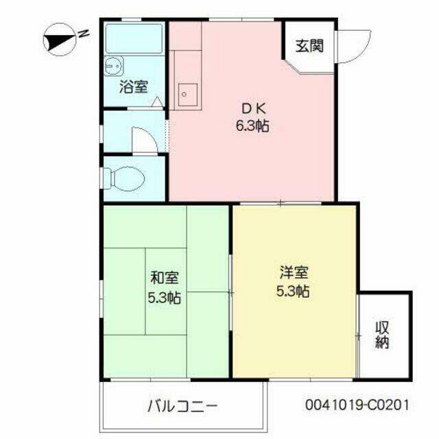 フレグランス垂水D棟の間取り