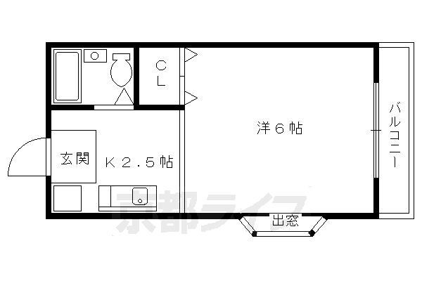 【メゾンモナミの間取り】