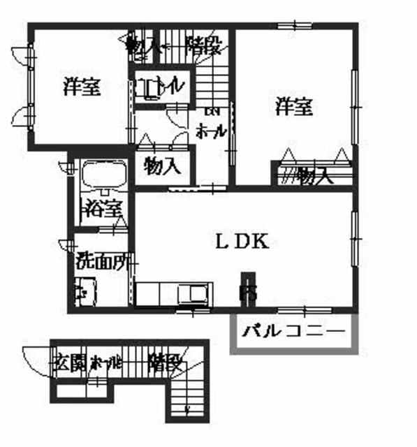 アドニス香芝の間取り