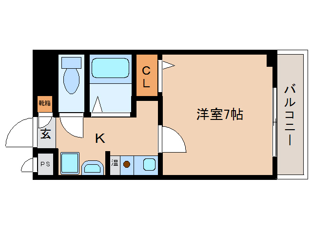 大和郡山市南郡山町のマンションの間取り