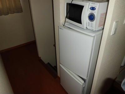 その他　冷蔵庫と電子レンジ。