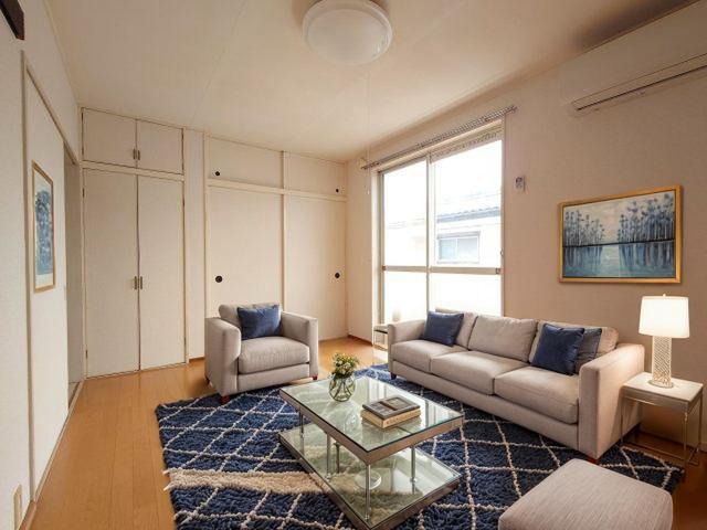 居室・リビング　CGで家具等を配置したものです。実際に家具等は含まれません。