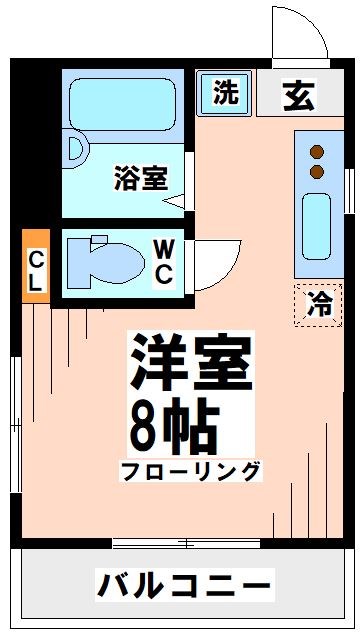 世田谷区南烏山のマンションの間取り