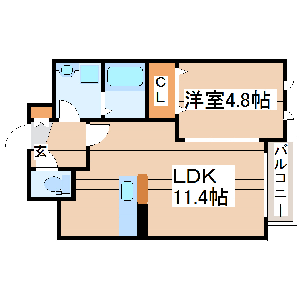 プロモ河原町の間取り