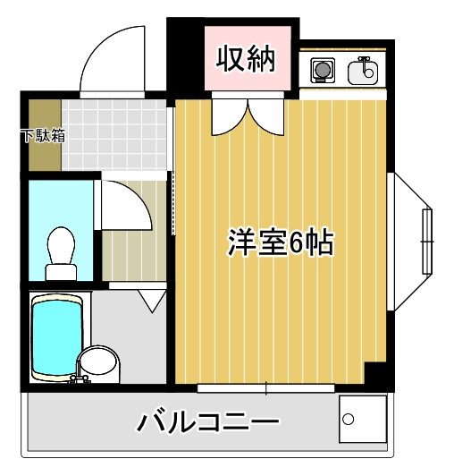 交野市星田のマンションの間取り