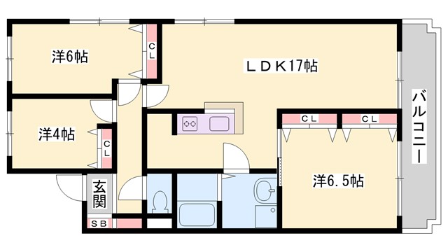 アルコ・ラ・カーサ佃町IIの間取り