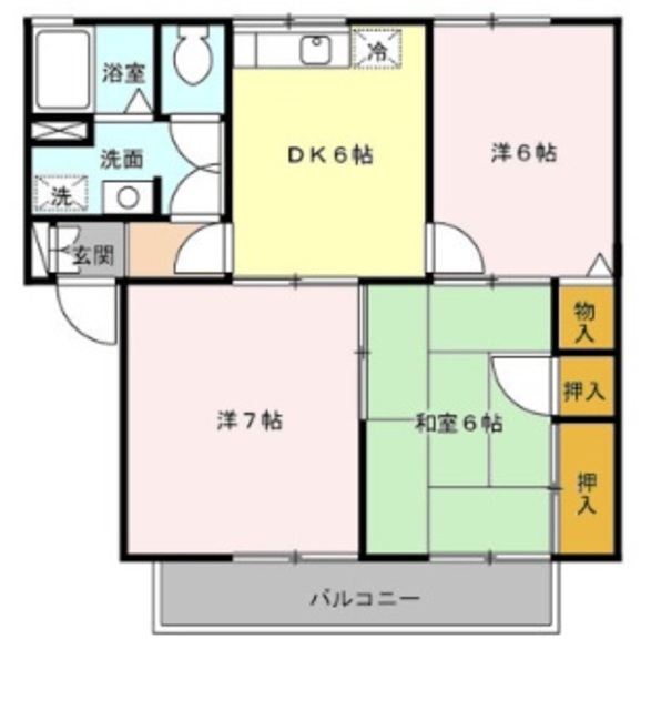 イーストサンホームの間取り