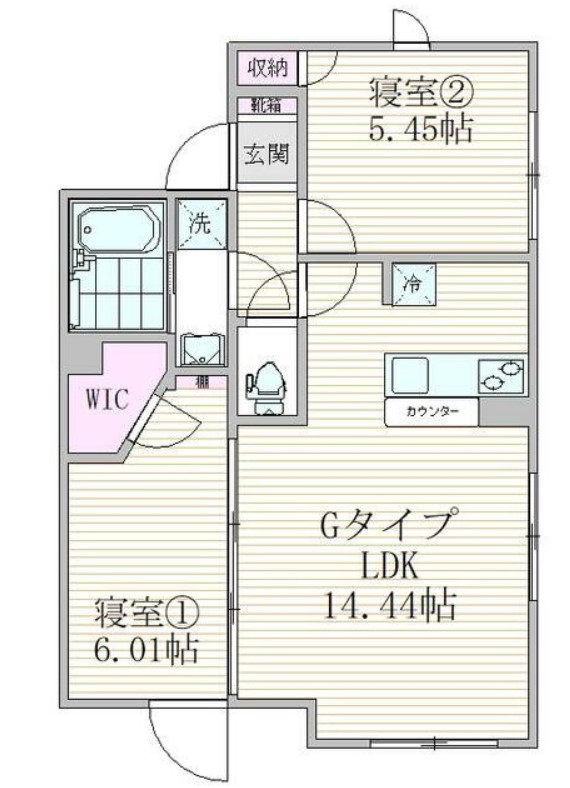 グランヴィル東蒲田の間取り