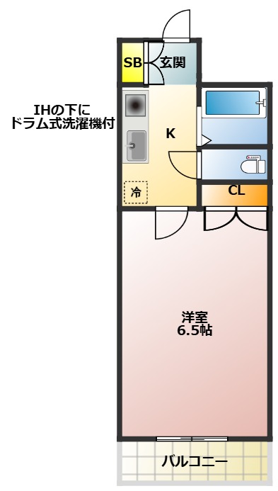 アビタシオンロセオの間取り