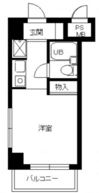 スカイコート鷺沼の間取り