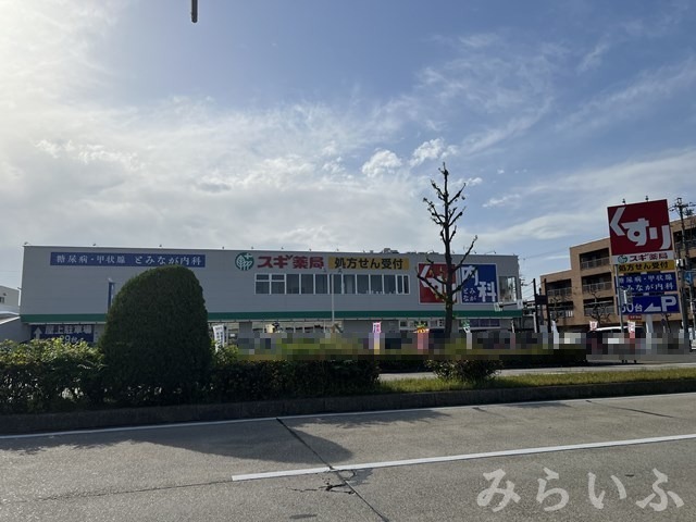 【名古屋市千種区豊年町のアパートのドラックストア】