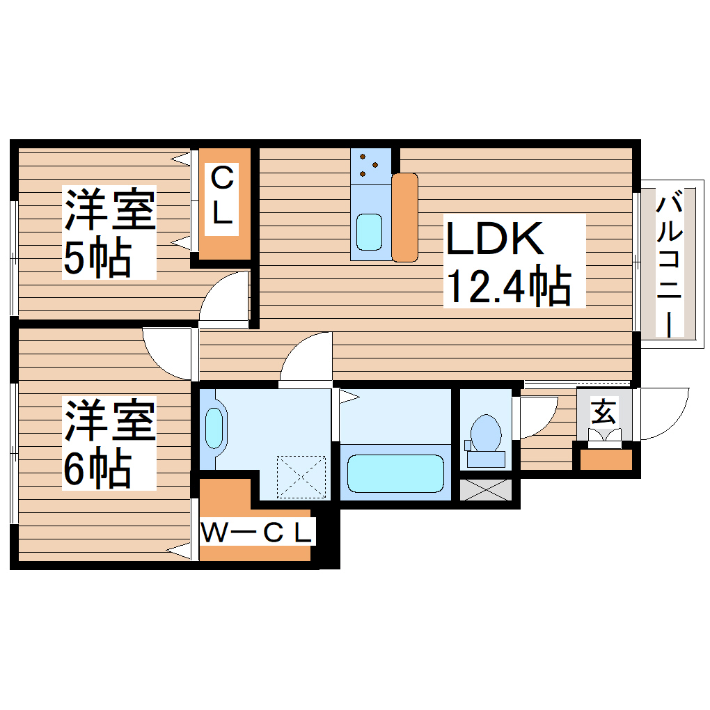 D-room茂庭の間取り