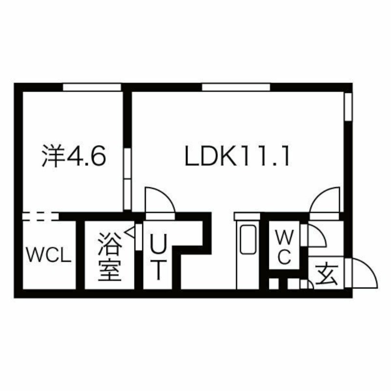 Pine hills豊平1条の間取り