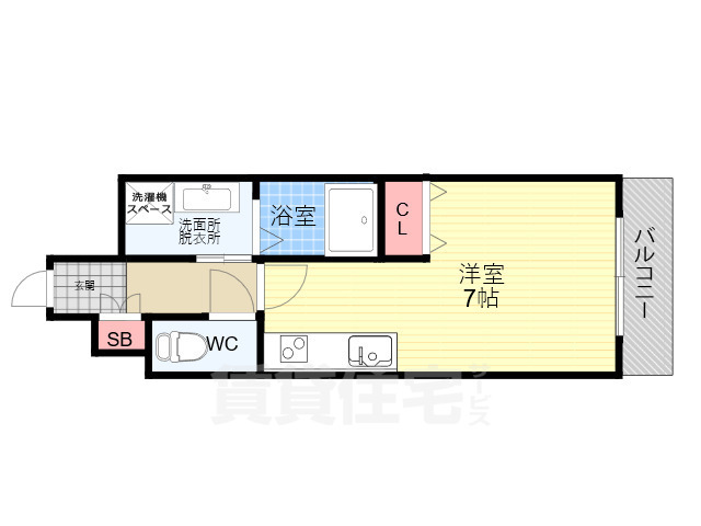 THE GARNET　SUITE　RESIDENCE京都駅南の間取り