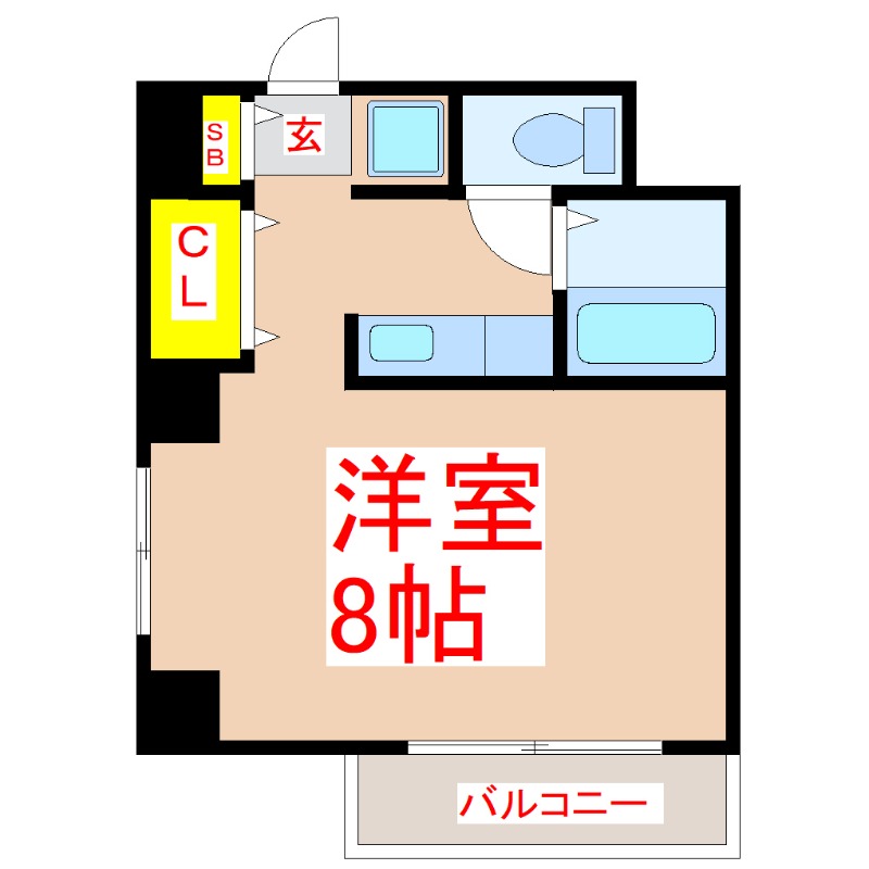 サンロイヤル新屋敷の間取り