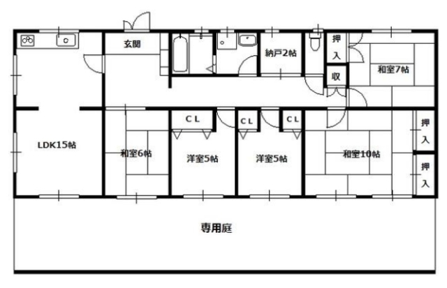 パルデンス若葉の間取り