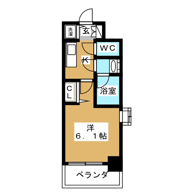 グランド・ガーラ桜木町駅前の間取り