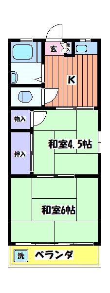 コーポ静風の間取り