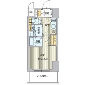 レオンコンフォート神戸駅前の間取り