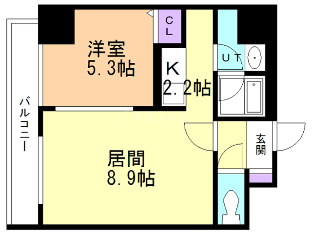 エステラ南３条館Ｂの間取り