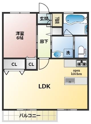 第二ハイツ遠藤の間取り