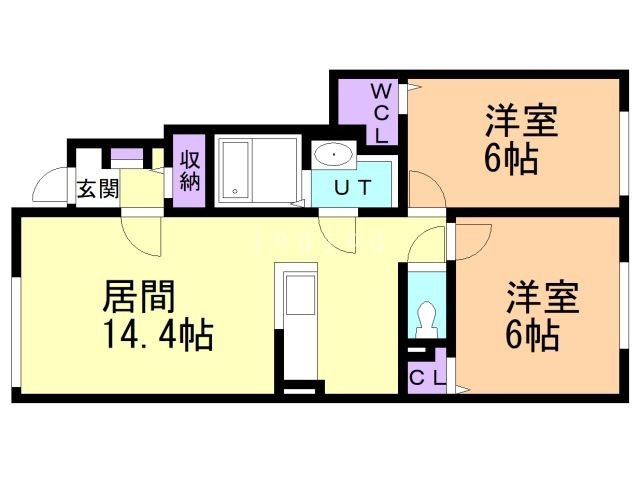 オーブメゾンの間取り