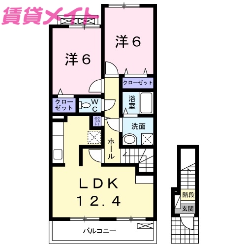 クレーストIの間取り