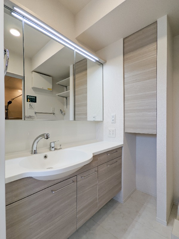 洗面設備　図面と現状に相違がある場合には現状を優先